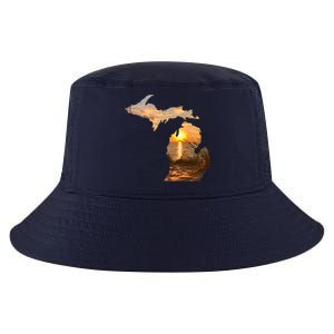 Michigan Sunset Lake Cool Comfort Performance Bucket Hat