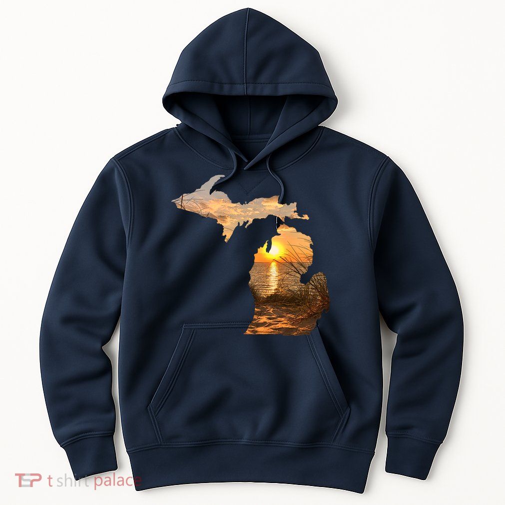 Michigan Sunset Lake Hoodie