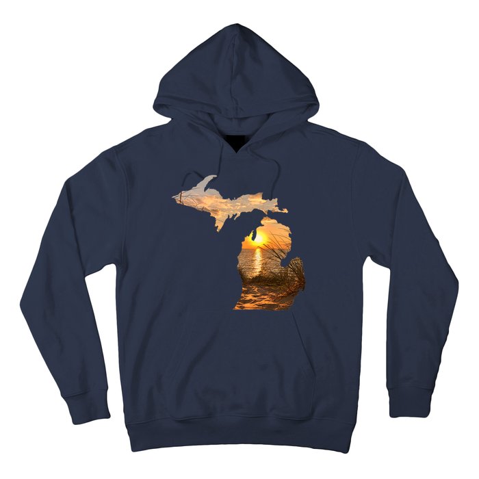 Michigan Sunset Lake Hoodie