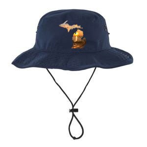 Michigan Sunset Lake Legacy Cool Fit Booney Bucket Hat