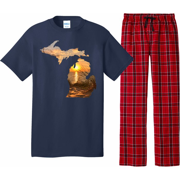 Michigan Sunset Lake Pajama Set