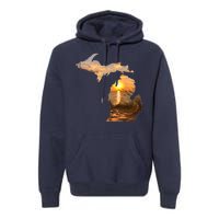 Michigan Sunset Lake Premium Hoodie