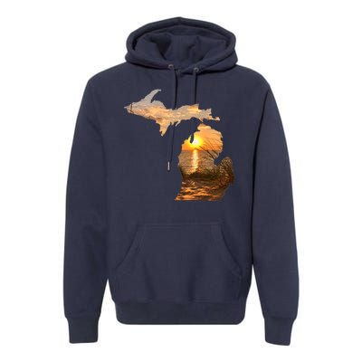 Michigan Sunset Lake Premium Hoodie