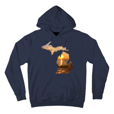 Michigan Sunset Lake Tall Hoodie