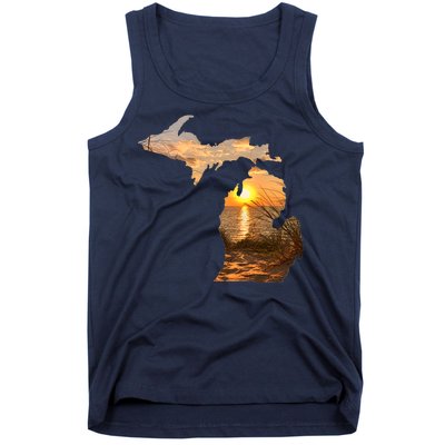 Michigan Sunset Lake Tank Top