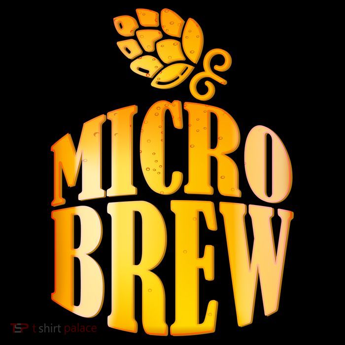 Micro Brew Matching Design Cropped Pullover Crew