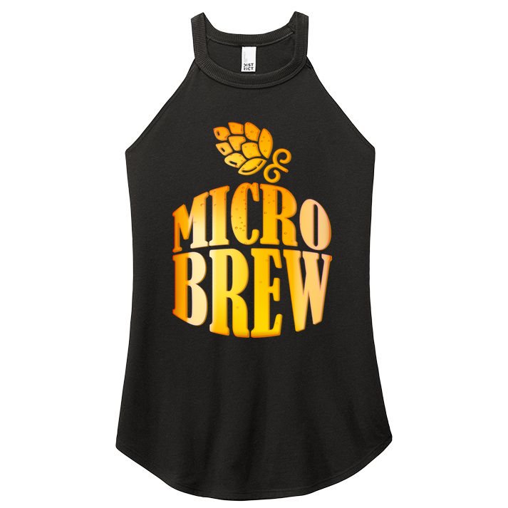 Micro Brew Matching Design Women's Perfect Tri Rocker Tank