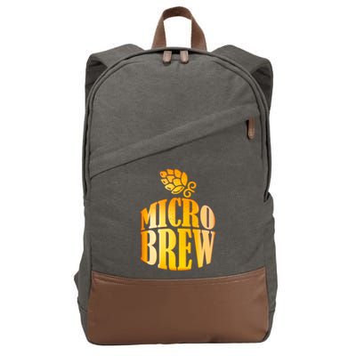 Micro Brew Matching Design Cotton Canvas Backpack