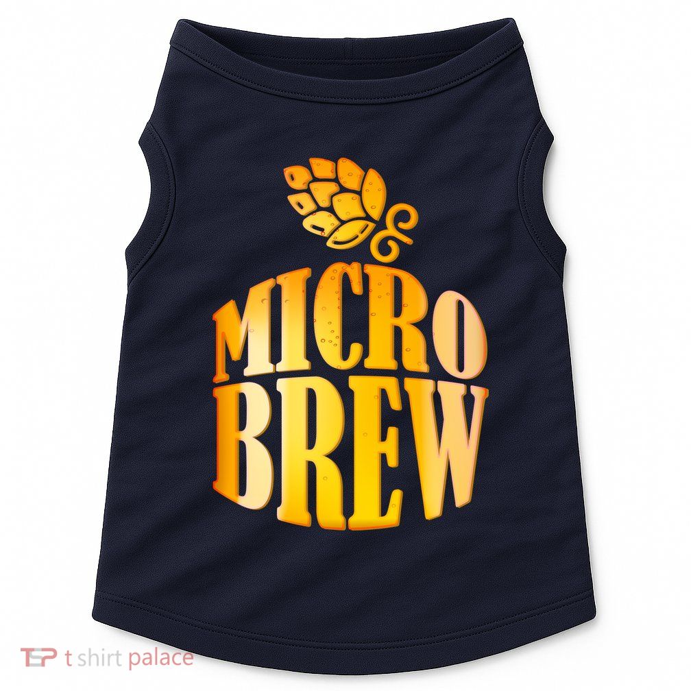 Micro Brew Matching Design Doggie Tank