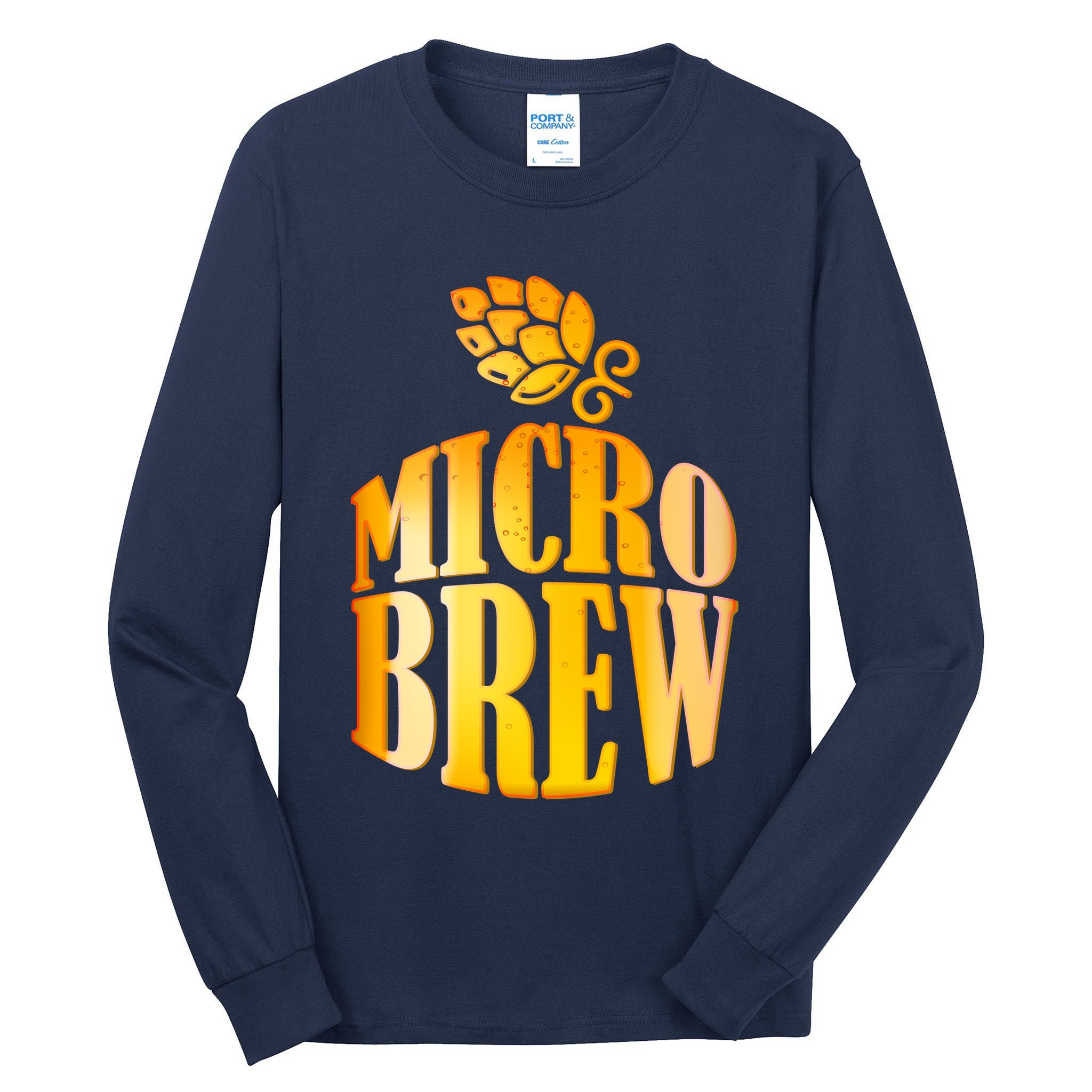 Micro Brew Matching Design Tall Long Sleeve T-Shirt