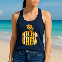 Micro Brew Matching Design Womens Tank Top