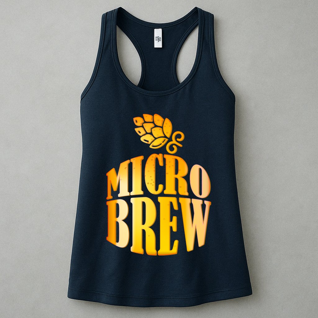 Micro Brew Matching Design Womens Tank Top