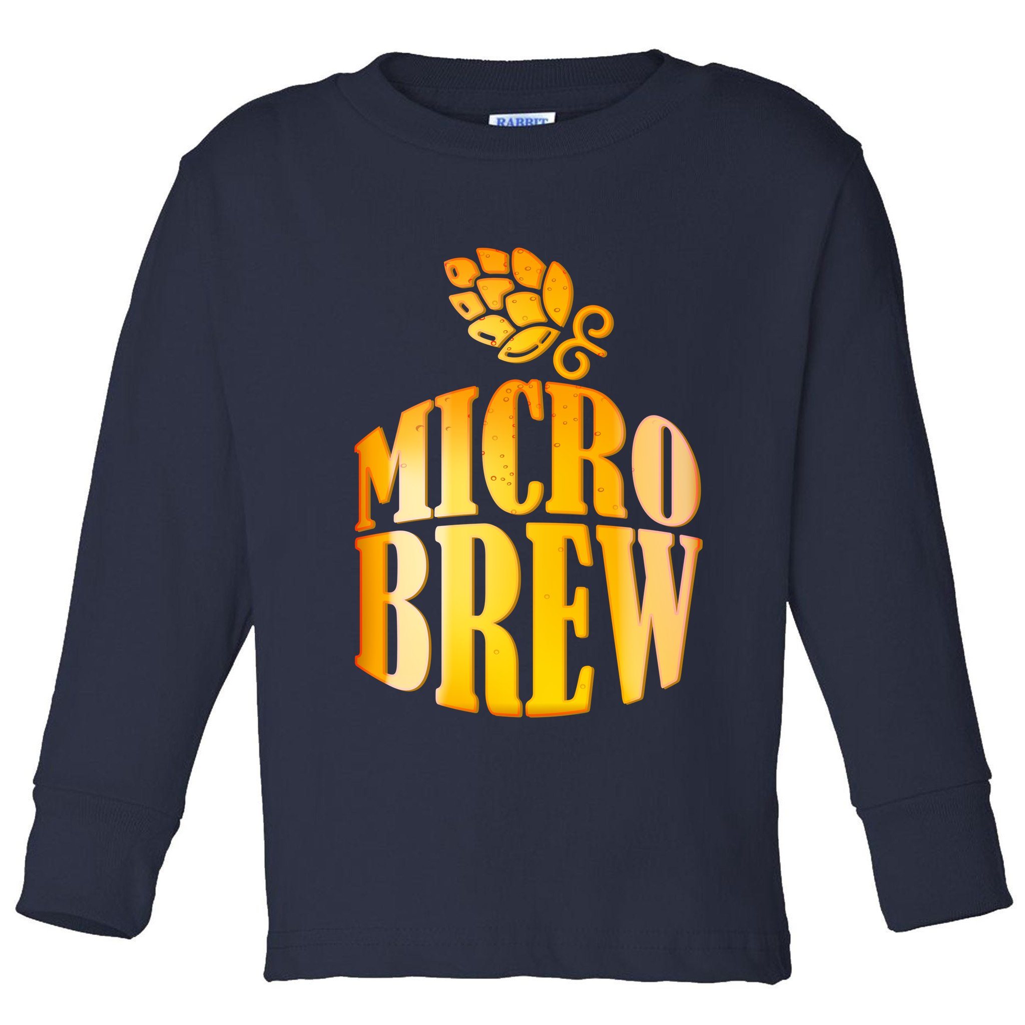 Micro Brew Matching Design Toddler Long Sleeve Shirt