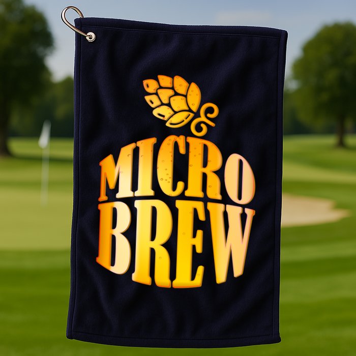Micro Brew Matching Design Golf Towel