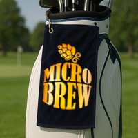 Micro Brew Matching Design Golf Towel