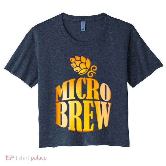 Micro Brew Matching Design Crop Top
