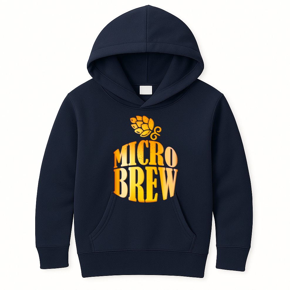 Micro Brew Matching Design Kids Hoodie