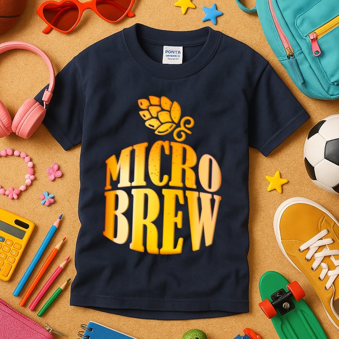 Micro Brew Matching Design Kids T-Shirt