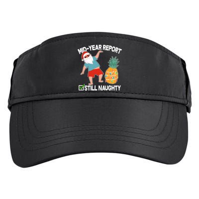 Mid Year Report Still Naughty Christmas In July Vacation Santa Adult Drive Performance Visor
