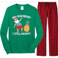 Mid Year Report Still Naughty Christmas In July Vacation Santa Long Sleeve Pajama Set