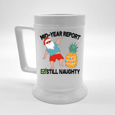 Mid Year Report Still Naughty Christmas In July Vacation Santa Beer Stein