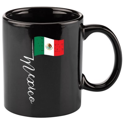 Mexican Independence Day Mexico Flag Vintage 11oz C Handle Ceramic Mug