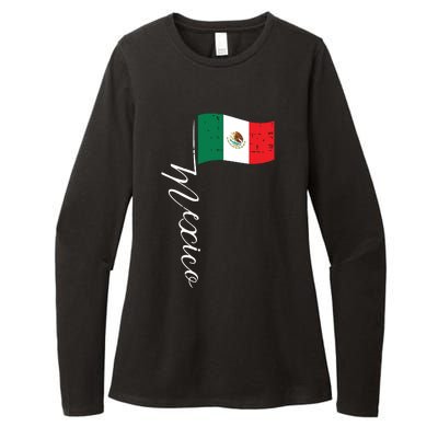 Mexican Independence Day Mexico Flag Vintage Womens CVC Long Sleeve Shirt