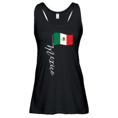 Mexican Independence Day Mexico Flag Vintage Ladies Essential Flowy Tank