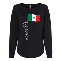 Mexican Independence Day Mexico Flag Vintage Womens California Wash Sweatshirt