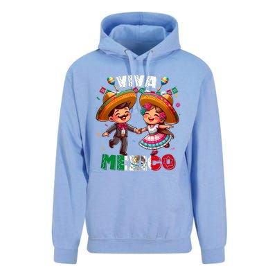 Mexican Independence Day Viva Mexico Unisex Surf Hoodie