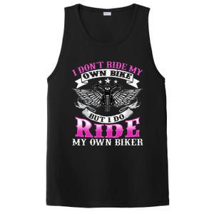 Motorcycle I DonT Ride My Own Bike Girlfriend Wife Biker PosiCharge Competitor Tank