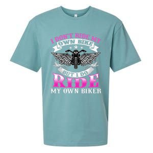 Motorcycle I DonT Ride My Own Bike Girlfriend Wife Biker Sueded Cloud Jersey T-Shirt