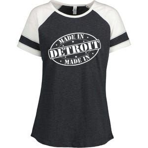 Made In Detroit Enza Ladies Jersey Colorblock Tee