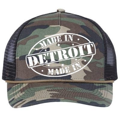 Made In Detroit Retro Rope Trucker Hat Cap