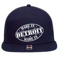Made In Detroit 7 Panel Mesh Trucker Snapback Hat