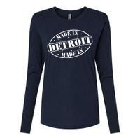 Made In Detroit Womens Cotton Relaxed Long Sleeve T-Shirt