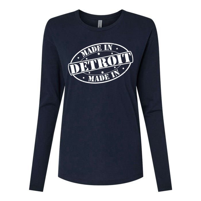 Made In Detroit Womens Cotton Relaxed Long Sleeve T-Shirt