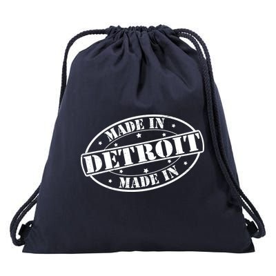 Made In Detroit Drawstring Bag
