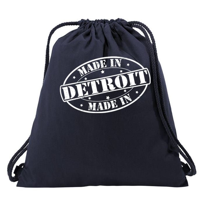 Made In Detroit Drawstring Bag