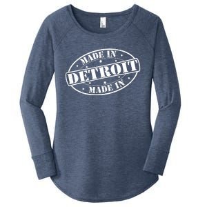 Made In Detroit Women's Perfect Tri Tunic Long Sleeve Shirt