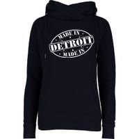 Made In Detroit Womens Funnel Neck Pullover Hood