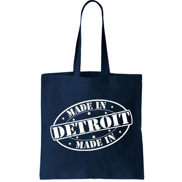 Made In Detroit Tote Bag