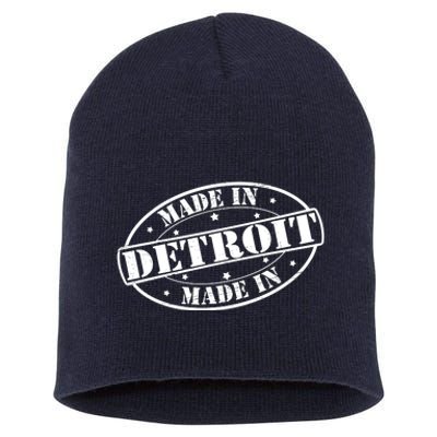 Made In Detroit Short Acrylic Beanie