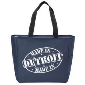 Made In Detroit Zip Tote Bag