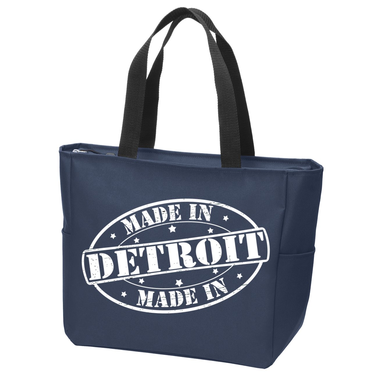 Made In Detroit Zip Tote Bag