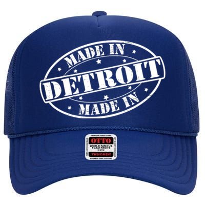 Made In Detroit High Crown Mesh Back Trucker Hat