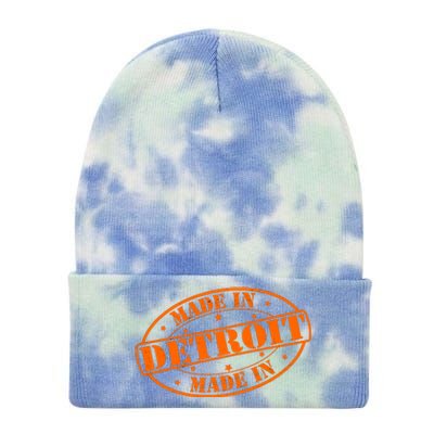 Made In Detroit Tie Dye 12in Knit Beanie