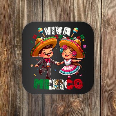 Mexican Independence Day Viva Mexico Coaster