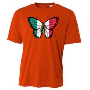 Mexican Independence Day Butterfly Cooling Performance Crew T-Shirt