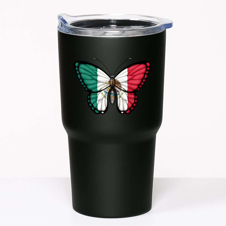 Mexican Independence Day Butterfly Tumbler